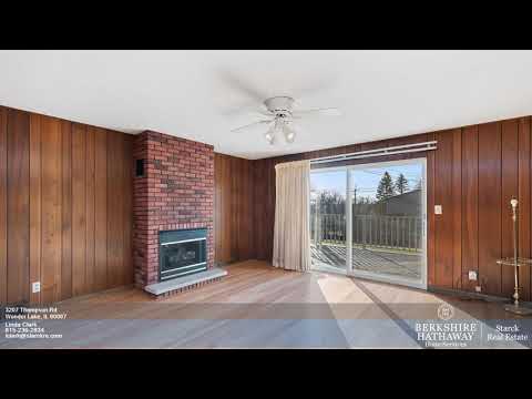 3207 Thompson Rd, Wonder Lake, IL home video tour