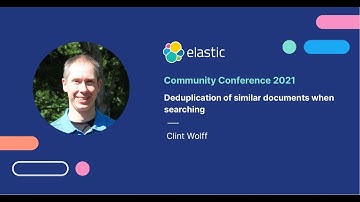 ElasticCC: Deduplication of similar documents when searching