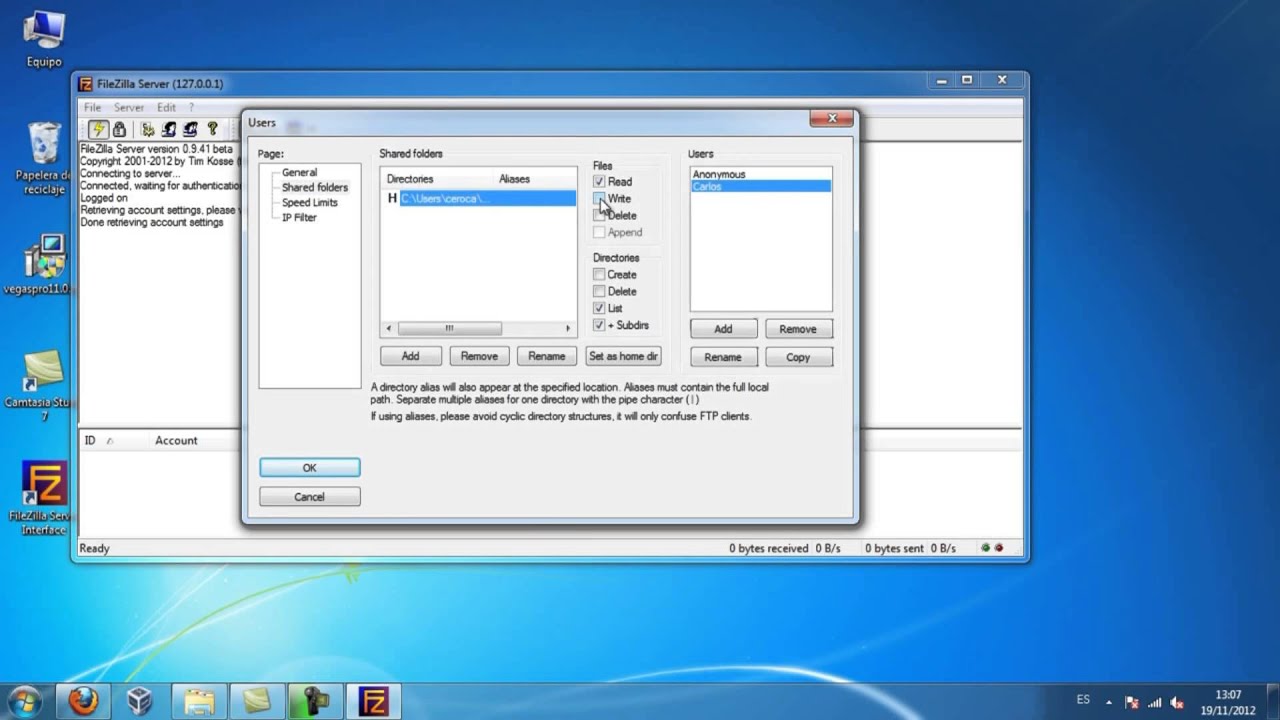 filezilla download win 7