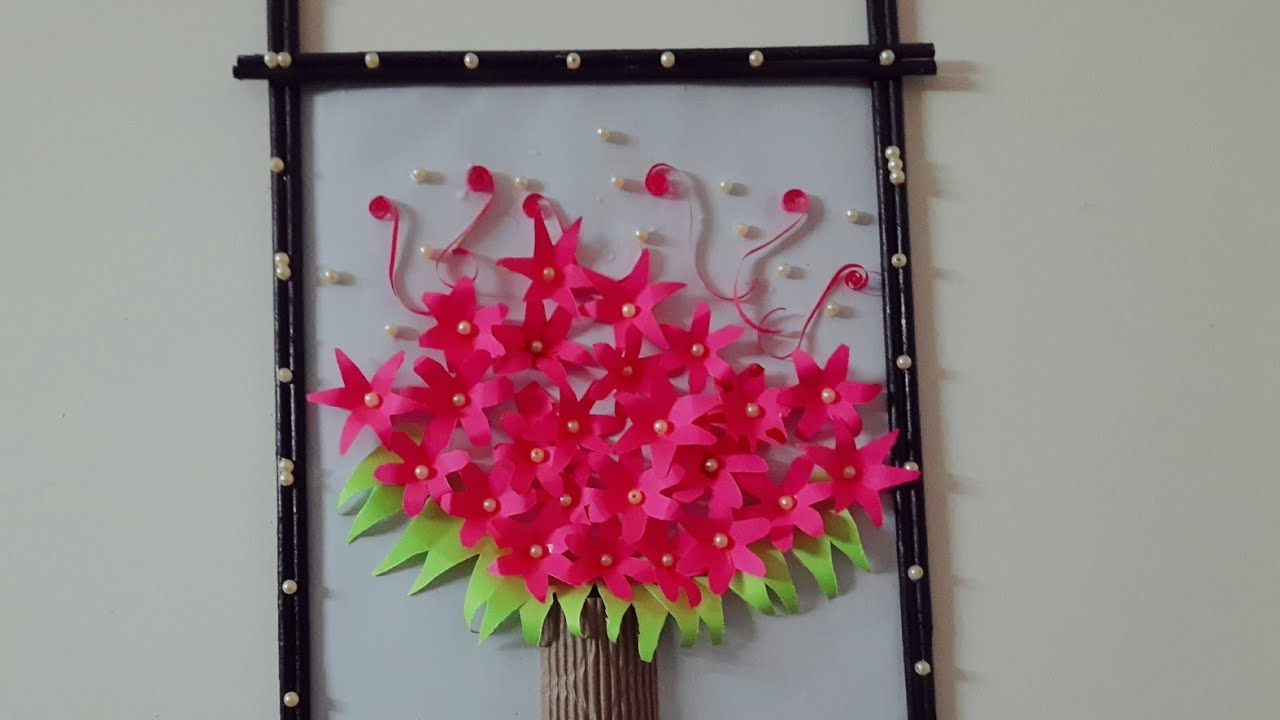 best paper craft//wall decoration idea// simple and easy YouTube