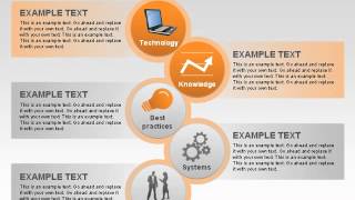 Innovative Solutions Diagram for PowerPoint by PoweredTemplate.com