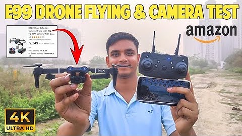 E99 Camera Drone Unboxing, Vliegen & Camera Test - Beste drone op Amazon onder ₹2.000