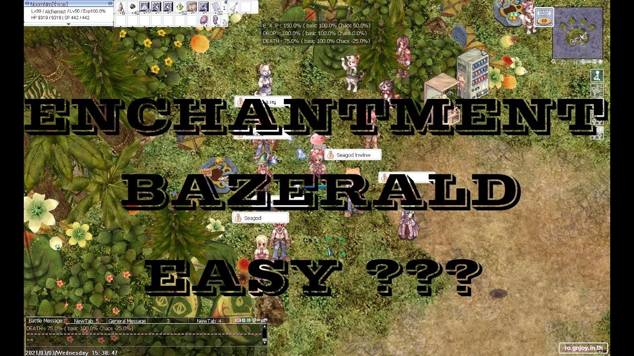 Enchantment : มีด Bazerald (ออฟมีด INT Spell) ง่าย ?????? - YouTube