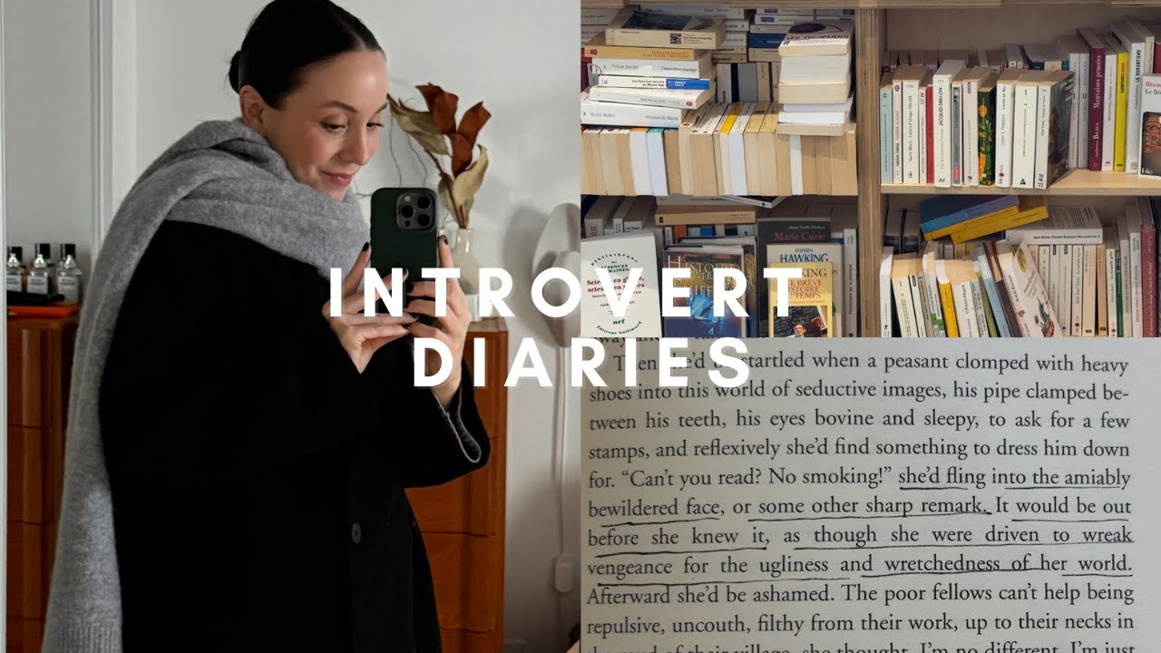 vlog | introvert diaries: winter comfort, books & other moments