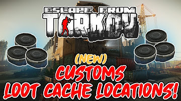 All 5 NEW Loot Caches on Customs Expansion | Escape from Tarkov 12.7
