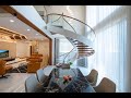 Spectacular fluid staircase house by a360 architects  architecture  interior shoots