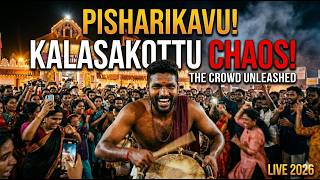 PISHARIKAVU! Kalasakottu Chaos 🔥 | Crowd Dancing & Melam Madness #viral  #trending #iphone16pro screenshot 4