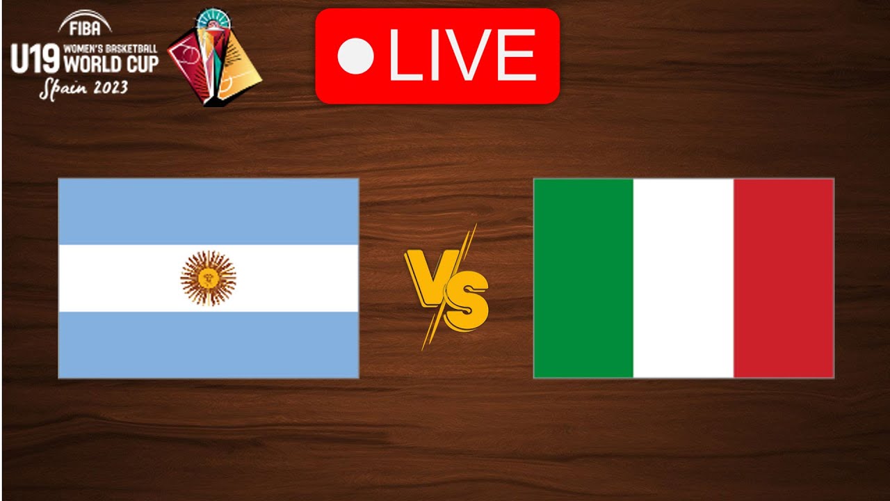 🔴 Live Argentina vs Italy FIBA U19 Womens Basketball World Cup 2023 Live Play By Play
