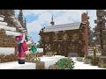 ❄️ I Built A Cozy Winter Cabin in Minecraft