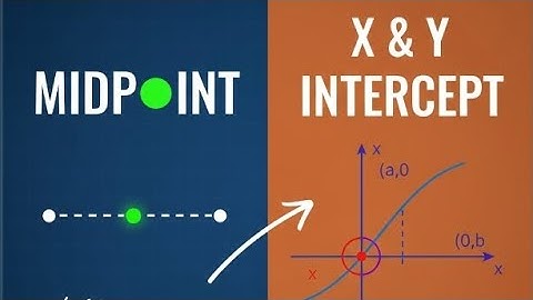 Coordinate Geometry part 2: Midpoint of a straight line and x and y intercept(O level Maths)(4024)