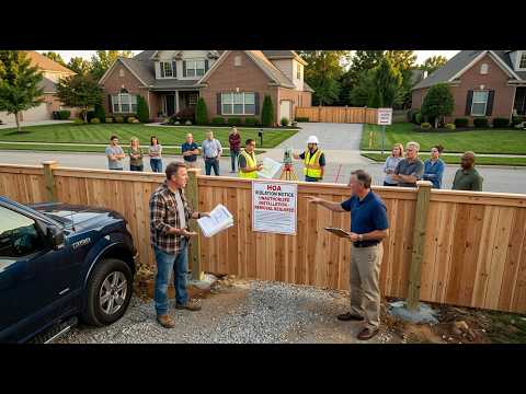 I Came Home and Found a 6-Foot Fence Blocking My DrivewayThe HOA Never RecoveredFromWhatHappenedNext