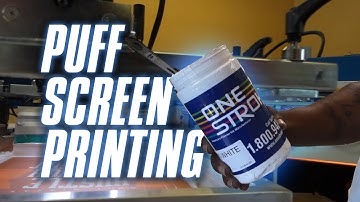 Puff Screen Printing | Getting Some T-Shirts Screen Printed with Puff Ink