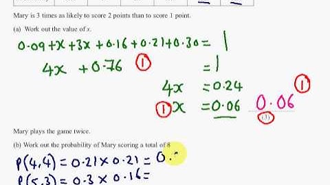 Edexcel GCSE Maths Modular Higher Unit 1    March 2011   Q9ab