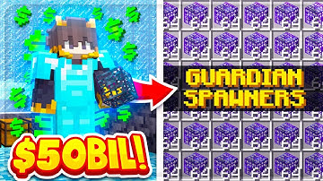 Minecraft SKYBLOCK Server Lets Play - 50 BILLION $$ IN SPAWNERS!! - EP. 3 (Minecraft Skyblock)