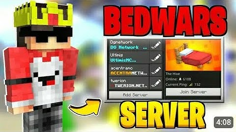 TOP 5 BEST BEDWARS SERVERS FOR MINECRAFT PE