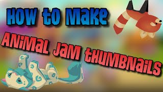 How to make ANIMAL JAM thumbnails iPhone IOS 2017 | TAJ screenshot 1