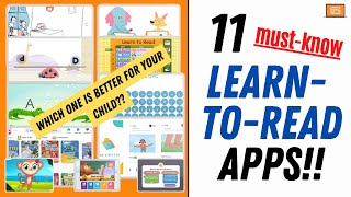 The 11 LEARN-TO-READ Apps for KIDS  you need to CHECK  OUT! Best Literacy APPS and Websites... screenshot 2