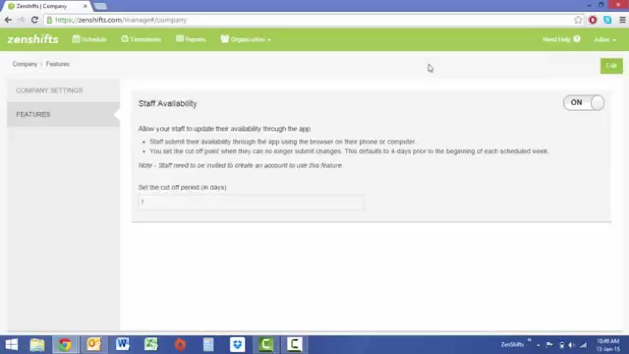 Creating Employee Accounts for Availability Input Part 1 (Company Setup ...