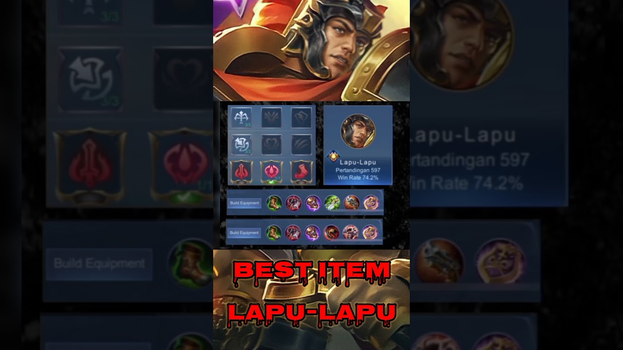 Best Item Lapu-Lapu Fullset - Gas Rank No Classik 
