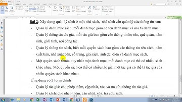Demo Hibernate - Quản lý tác giả P1