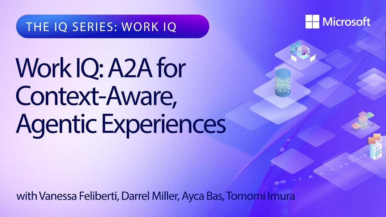 Work IQ: A2A for Context‑Aware, Agentic Experiences
