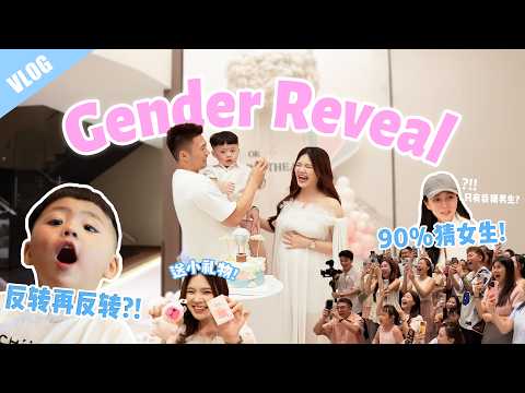 【Vlog】为什么大家都疯掉?! 二胎到底是男是女?？💙💖 JE居然忍不住…😭 结尾还有彩蛋!!🥚