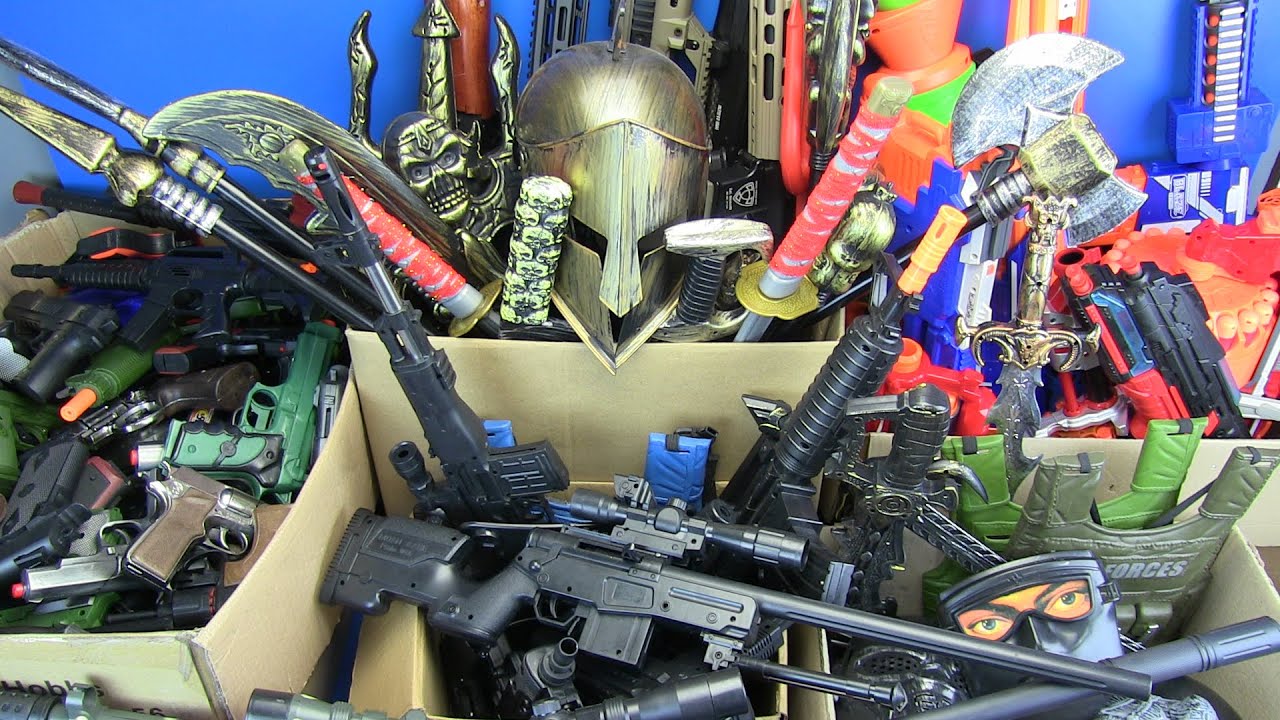 box of toys military