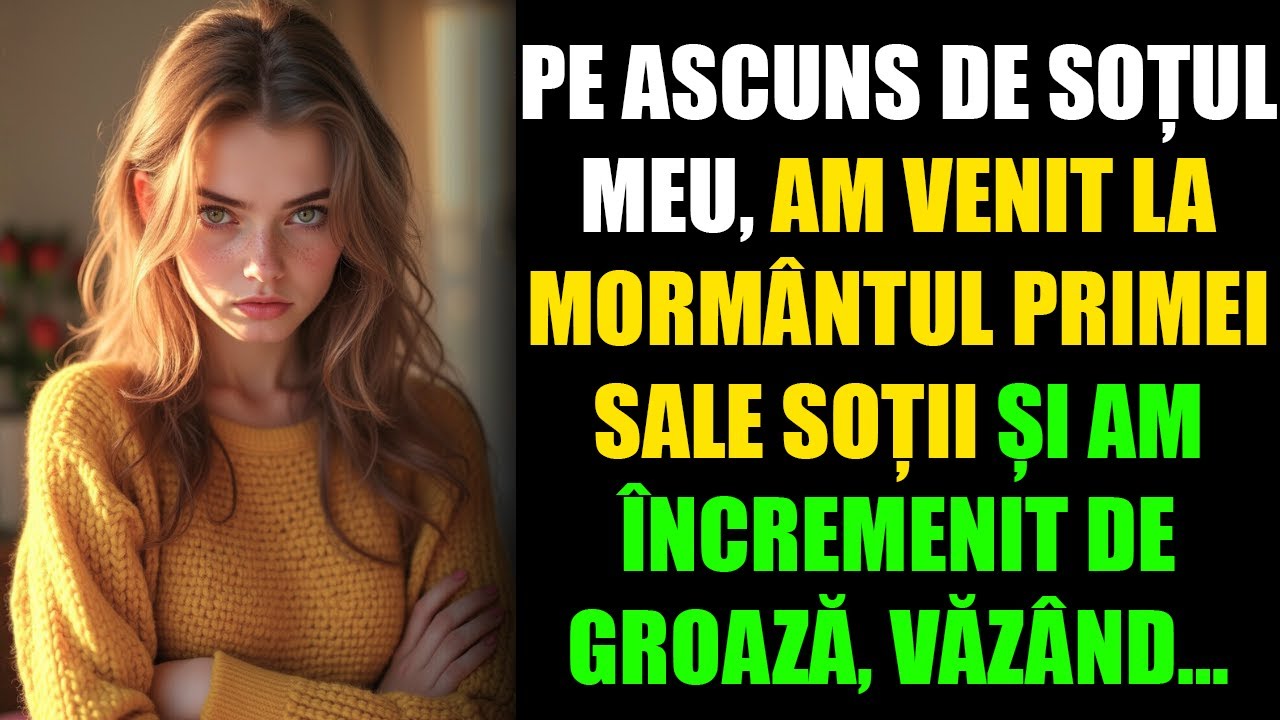 Pe ascuns de soțul meu, am venit la mormântul primei sale soții și am încremenit de groază, văzând…