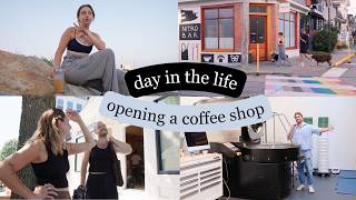 Information We're opening a coffee shop!! | morning routine + visiting the shop + tour of production space Update