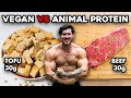 Vegan vs meat protein  which is really better for building muscle feat simon hill