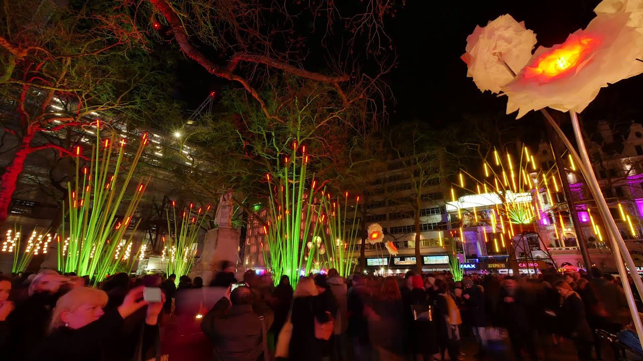 Lumiere London Time Lapse - YouTube