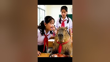 Capy ăn vụng vịt quay  #capybara