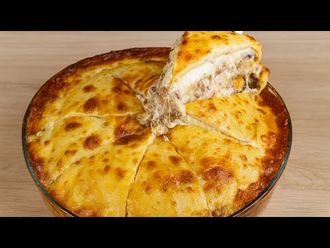 Lasaña de panqueques. Mejor que la lasaña de pasta.