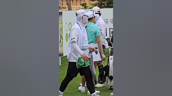 2024 lpga 셀트리온 1R 17번홀 박현경 티잉그라운드 대기중 한컷(원투펀치 4회연속 쨉 날림)