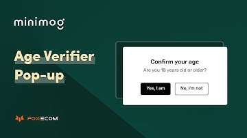How to Set up an Age verifier Pop-up for your Shopify store | Minimog theme Shopify tutorial