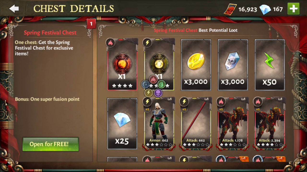 DH5 Chinese new year chest and six free chest opening