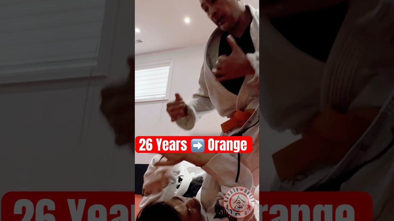 26 Year Black Belt... Now an Orange Belt. 🥋