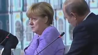 Анекдот Путина и реакция Меркель! Это надо видеть! ТАКОЕ НЕ ПОКАЖУТ ПО ТВ! Анекдот Путина и реакция Меркель! Это надо видеть! ТАКОЕ НЕ ПОКАЖУТ ПО ТВ!