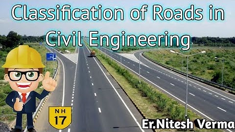 Classification of Highways In Civil Engineering !! Types of Highways!! Types of Roads !!