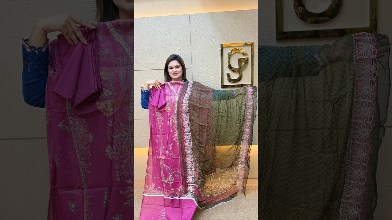 Коллекция платьев Roheenaz Whispered Florals из хлопка 2026 😍 #пакистанскиеплатья #пакистанскаямода