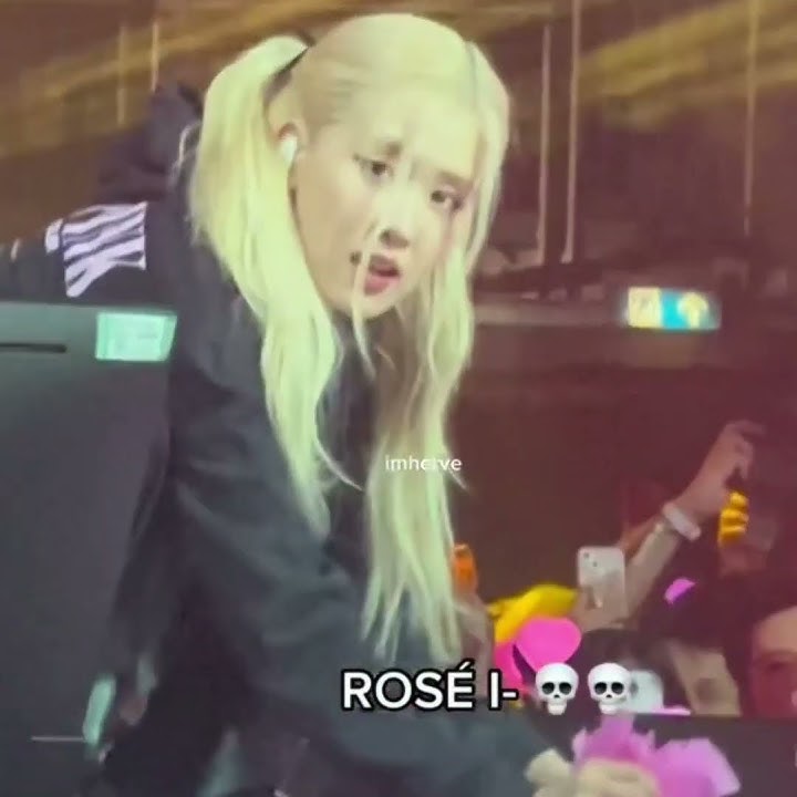 rosé mic drop funny moment #shorts