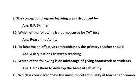 ASSAM LP-TET2021| CDP (Child Development and Pedagogy)| ENGLISH MEDIUM | ALL 30 QUESTION AND ANSWERS