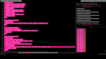 Algorave Sonic Pi Jamming #016