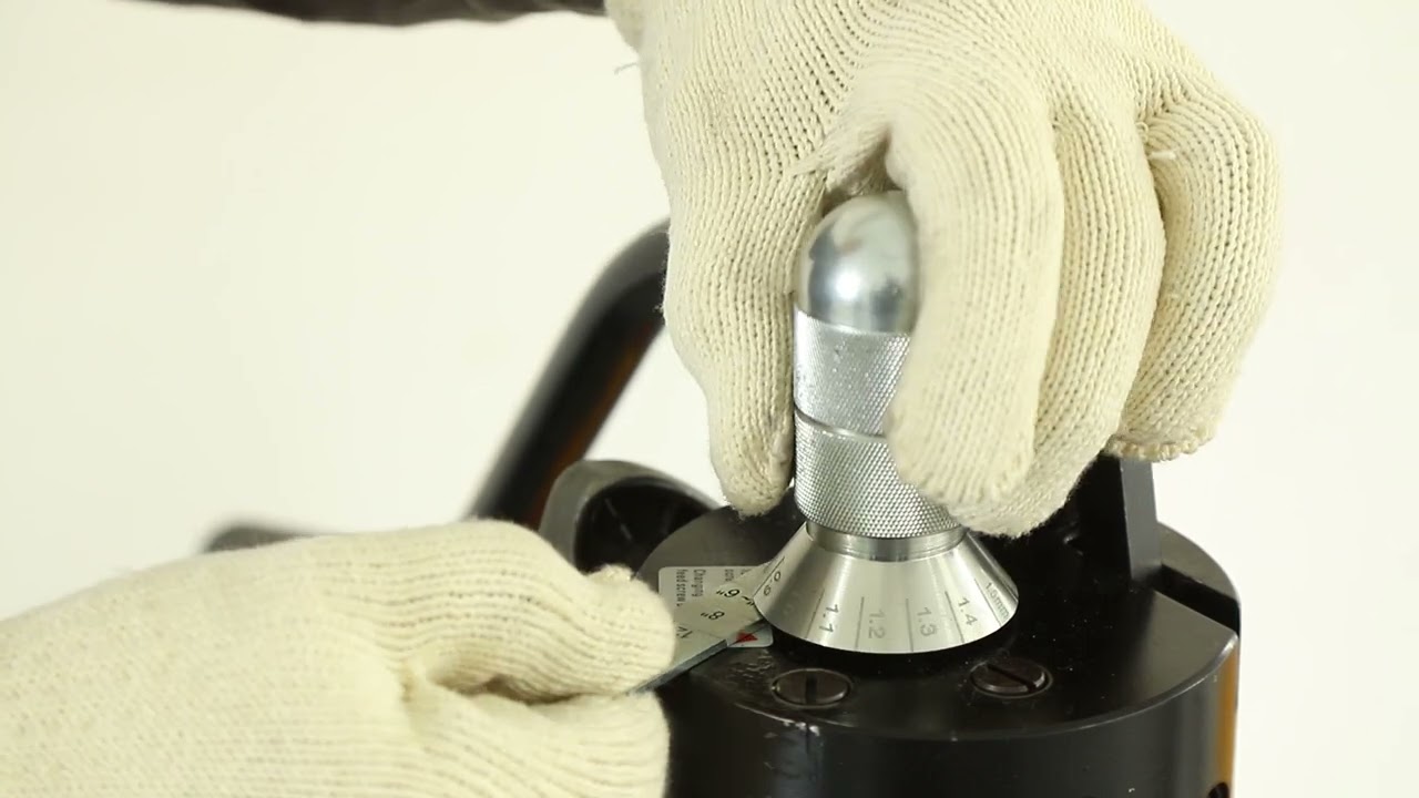 Hongli Hydraulic Roll Groover G12D pipe roll grooving machine with 1100w