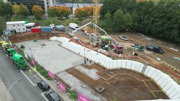 Betonstort L’ Îlot Vert in Sint-Lambrechts-Woluwe