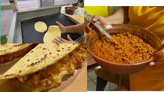 Deliciosas quesadillas de chicharrón prensado /Para el desayuno ☀