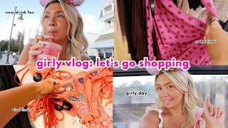 Girly Vlog Shopping, Pink Drink Order, Disney, More