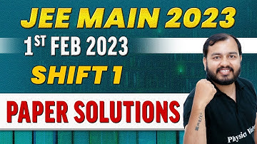 JEE MAIN 2023 Paper Discussion, Attempt 1🔥 || 1st Feb - Shift 1