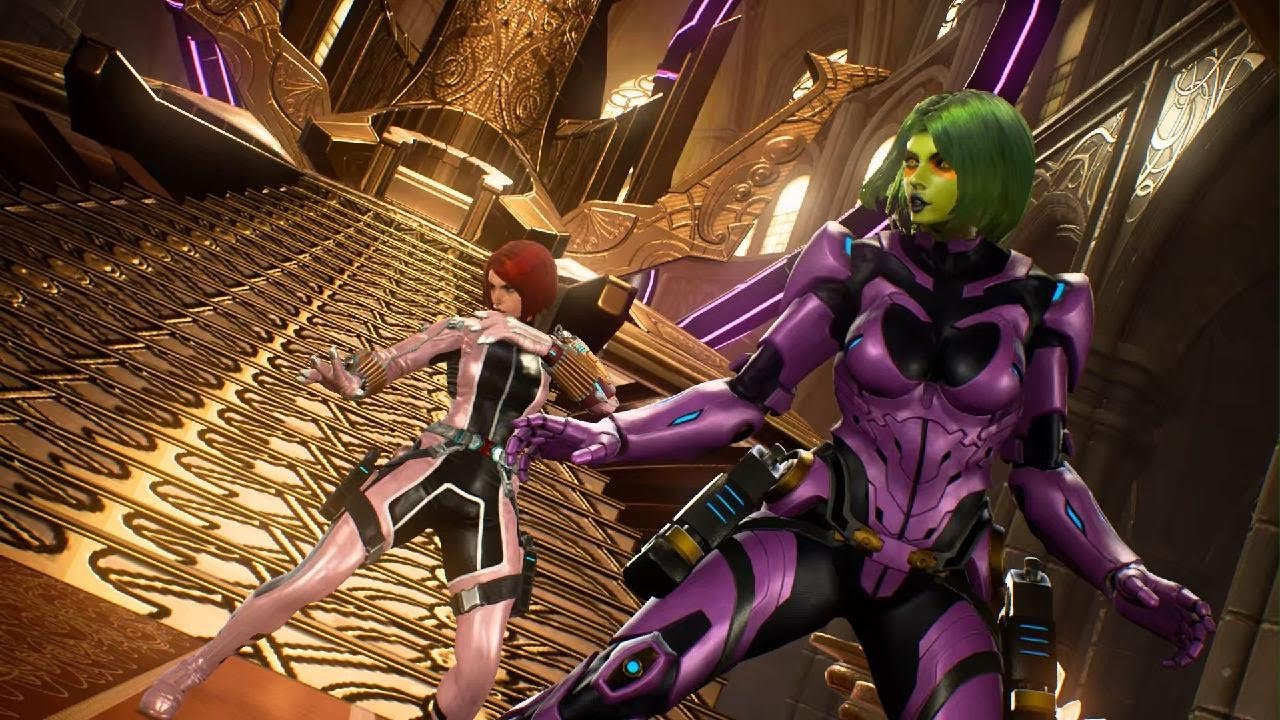 MARVEL VS. CAPCOM: INFINITE BLACK WIDOW AND GAMORA VS GAMORA AND BLACK ...