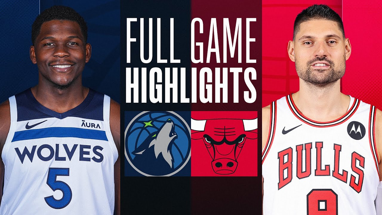 TIMBERWOLVES at BULLS | NBA PRESEASON FULL GAME HIGHLIGHTS | October 19, 2023